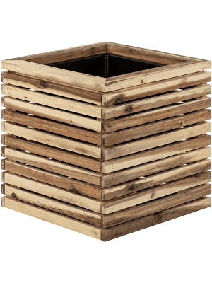 luca lifestyle Marrone Orizzontale Cube Naturel  - Plantenbak