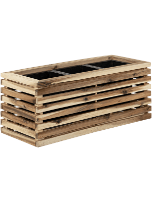 luca lifestyle Marrone Orizzontale Box Naturel  - Plantenbak
